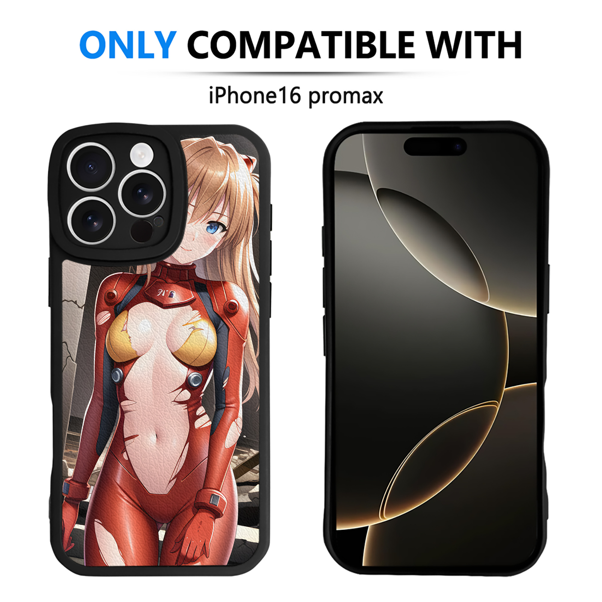 （画像用） EVA 新世紀エヴァンゲリオン 【iPhone 16シリーズ対応】シリコンスマホケース（レザー調） 材質：シリコン